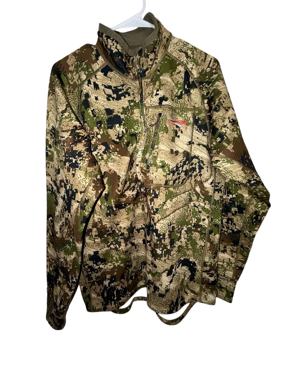 Sitka Traverse Zip-T Pullover Subalpine Camo Large